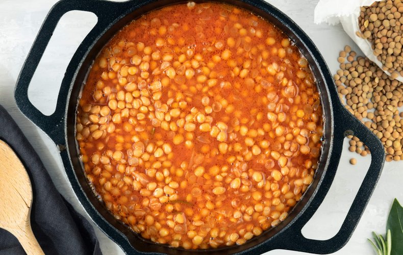 Receta de las lentejas estofadas