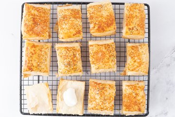 Receta de milhojas de speck, manzana y ricotta 13