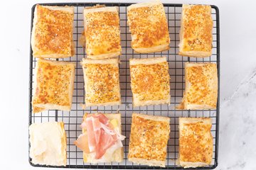 Receta de milhojas de speck, manzana y ricotta 15