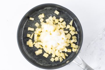 Receta de milhojas de speck, manzana y ricotta 6