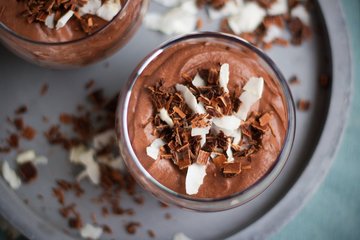 Receta Mousse de chocolate y coco