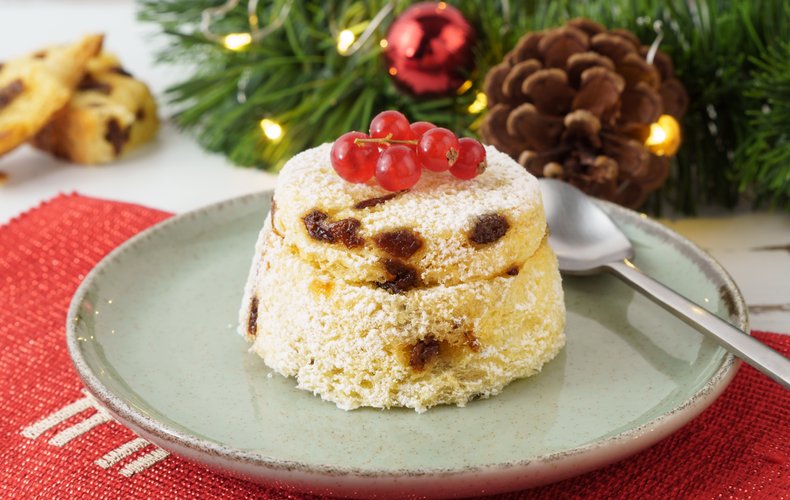 Receta de pastelitos de panettone con turrón