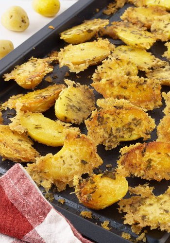 Receta Patatas crujientes al parmesano