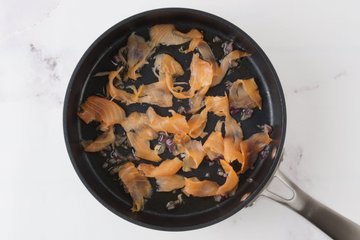 Preparación de los penne con salmón, foto 2