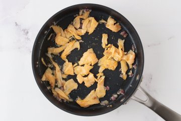 Preparación de los penne con salmón, foto 3