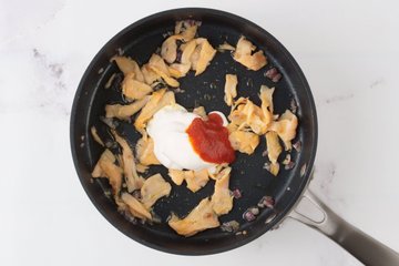 Preparación de los penne con salmón, foto 4