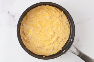 Preparación de los penne con salmón, foto 5