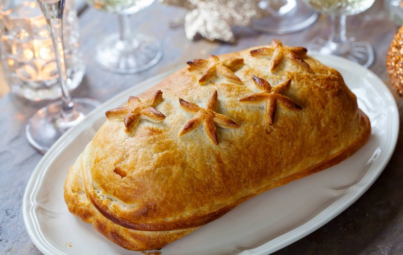 Receta del salmón en hojaldre con espinacas