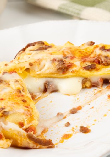 Receta Saquitos de lasaña al horno