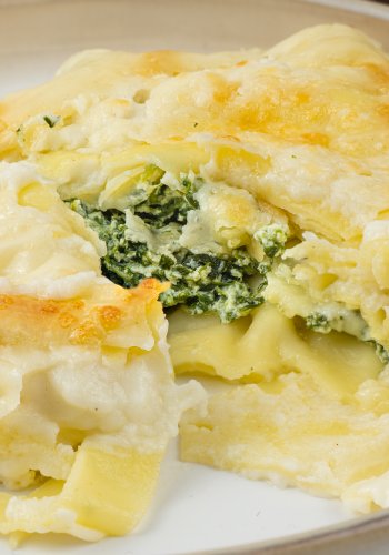 Receta Saquitos de lasaña con ricotta y espinacas