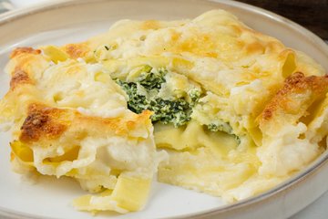 Receta Saquitos de lasaña con ricotta y espinacas