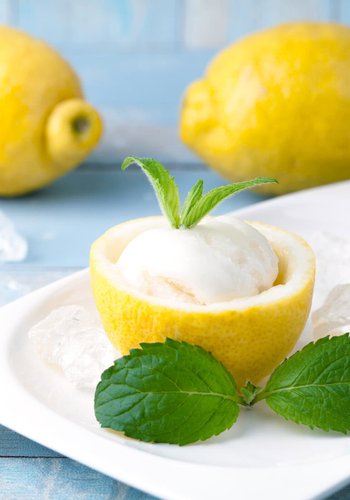 Receta Sorbete de limón casero