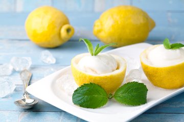 Receta Sorbete de limón casero