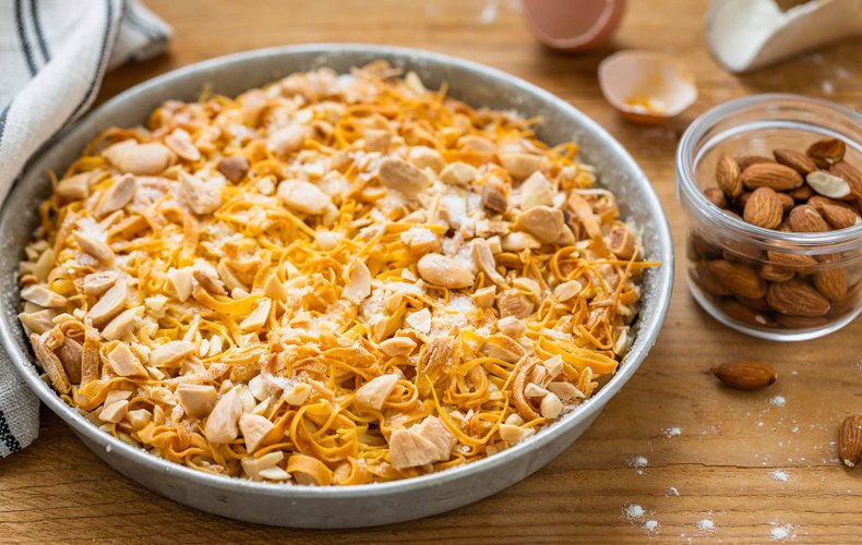 Tarta de tagliatelle de Mantua