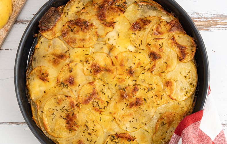 Torta de patatas sin harina