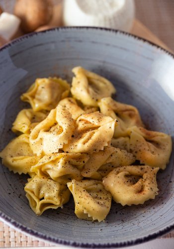 Receta Tortelloni de setas