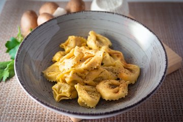 Receta Tortelloni de setas