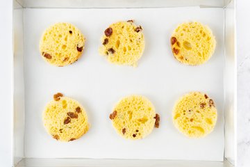 Receta de tostas de panettone y salmón: preparación 3