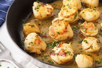 Receta Vieiras a la sartén