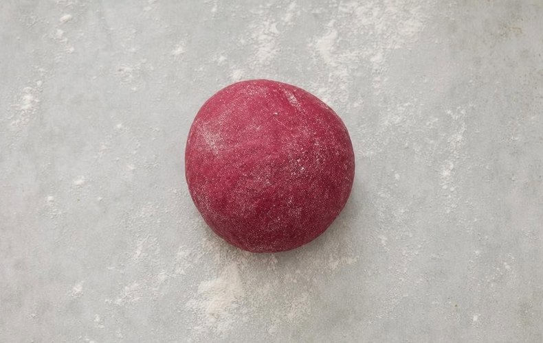 Reginette de remolacha con nueces: paso 2