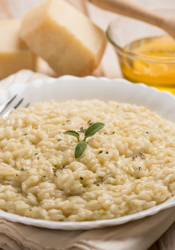 Receta Risotto con miel, salvia y romero