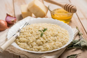 Receta Risotto con miel, salvia y romero