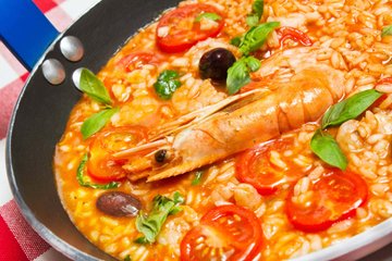Receta Risotto con langostinos