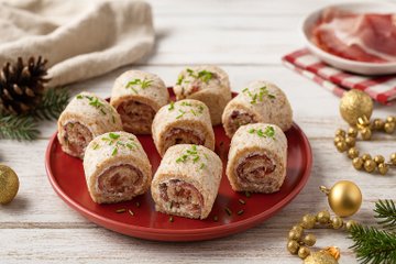 Receta Rollitos de speck con pan de molde