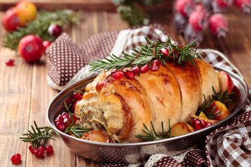 Receta Rollo de pavo relleno