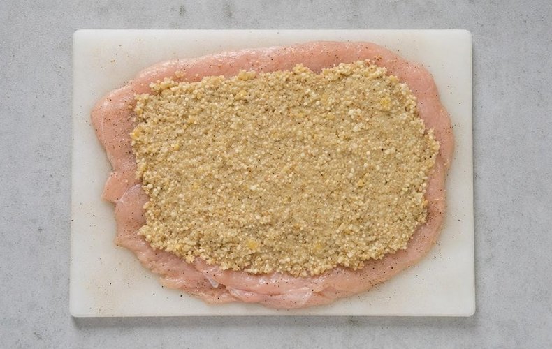 Rollo de pollo al prosecco: paso 3