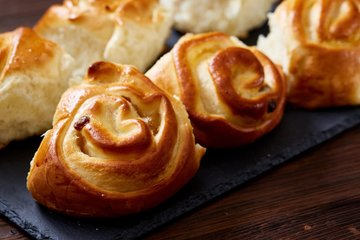 Receta Rosas de canela y pasas