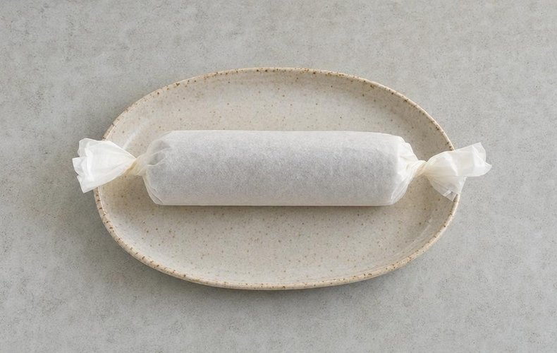 Salami de castañas: paso 9