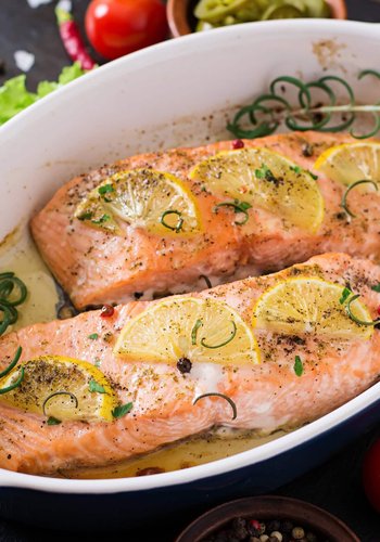 Receta Salmón al horno
