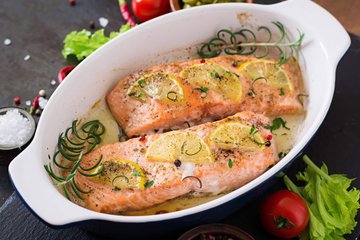 Receta Salmón al horno