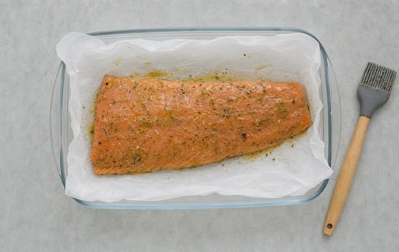 Salmón al horno: paso 3