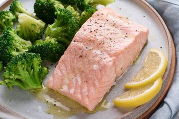 Receta Salmón al vapor