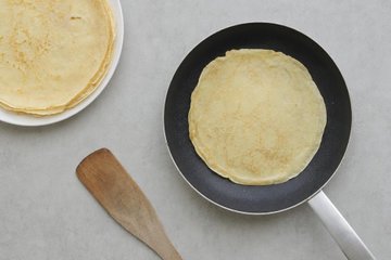 Saquitos de crepe con radicchio y taleggio: paso 3
