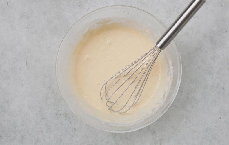 Saquitos de crepes con setas y bechamel: paso 1