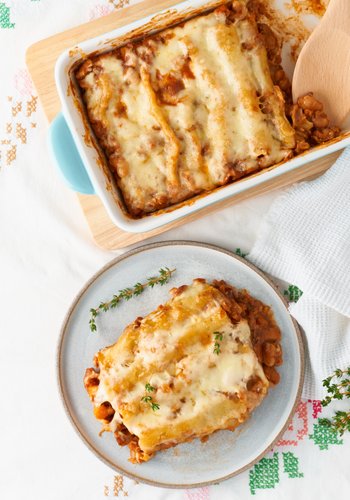 Receta Schiaffettoni rellenos a la calabresa (canelones de Calabria)