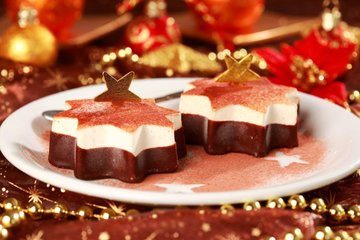 Receta Semifrío de turrón estrella de Navidad