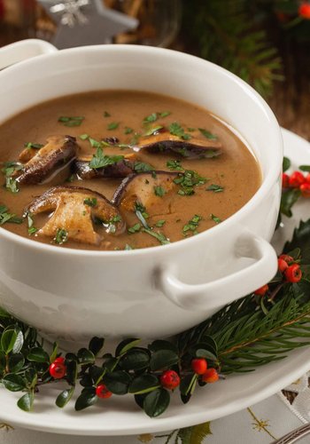 Receta Sopa de boletus