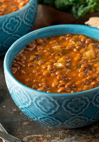 Receta Sopa de lentejas rojas