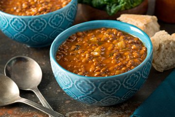 Receta Sopa de lentejas rojas