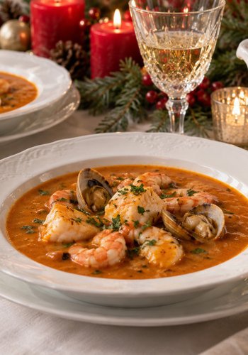 Receta Sopa de marisco