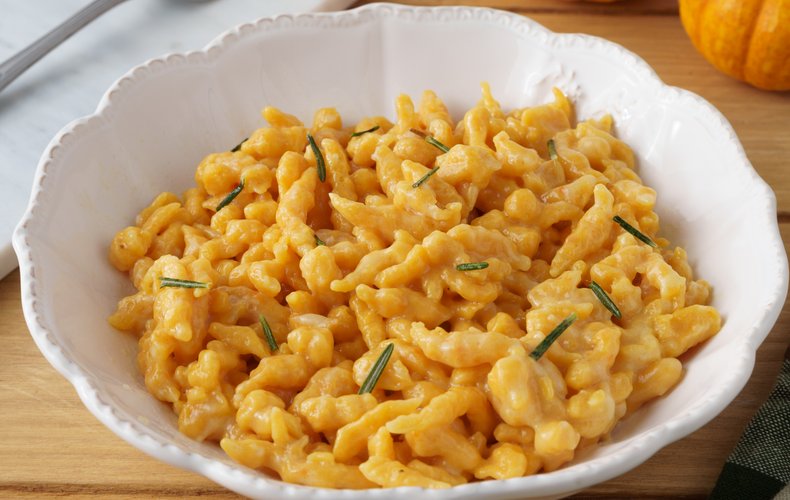 Spätzle de calabaza