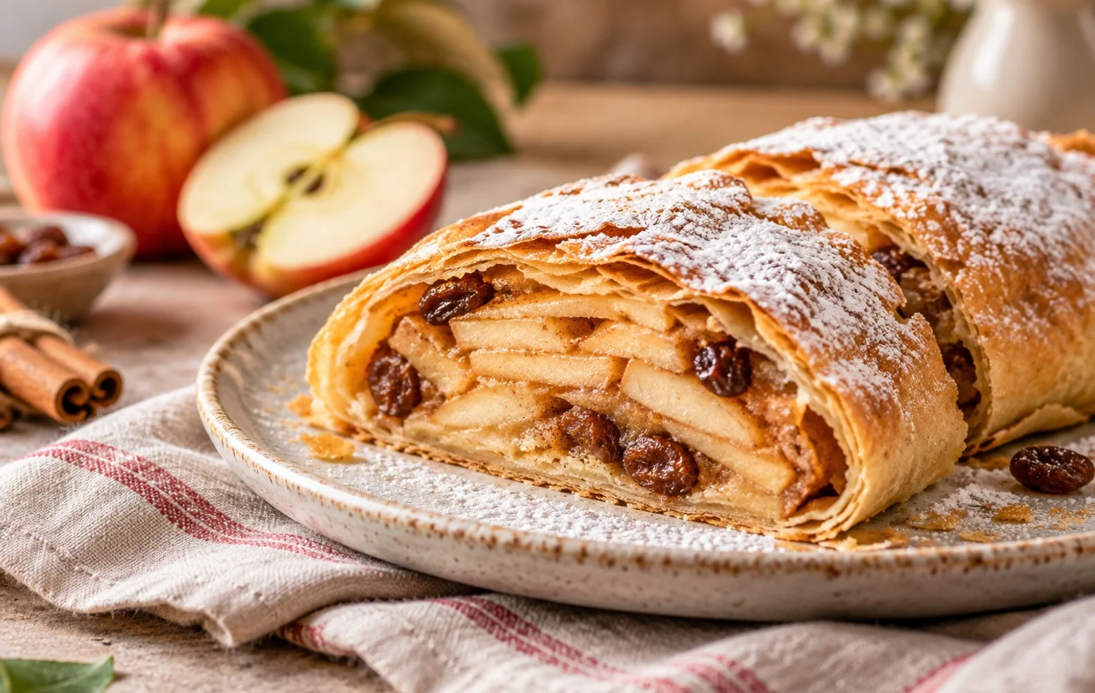 Strudel de manzana a la vienesa