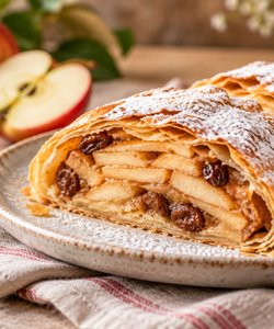 Receta Strudel de manzana a la vienesa