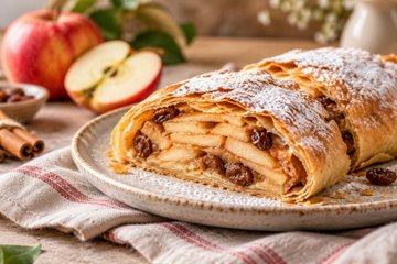 Receta Strudel de manzana a la vienesa