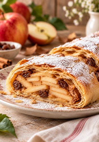 Receta Strudel de manzana a la vienesa