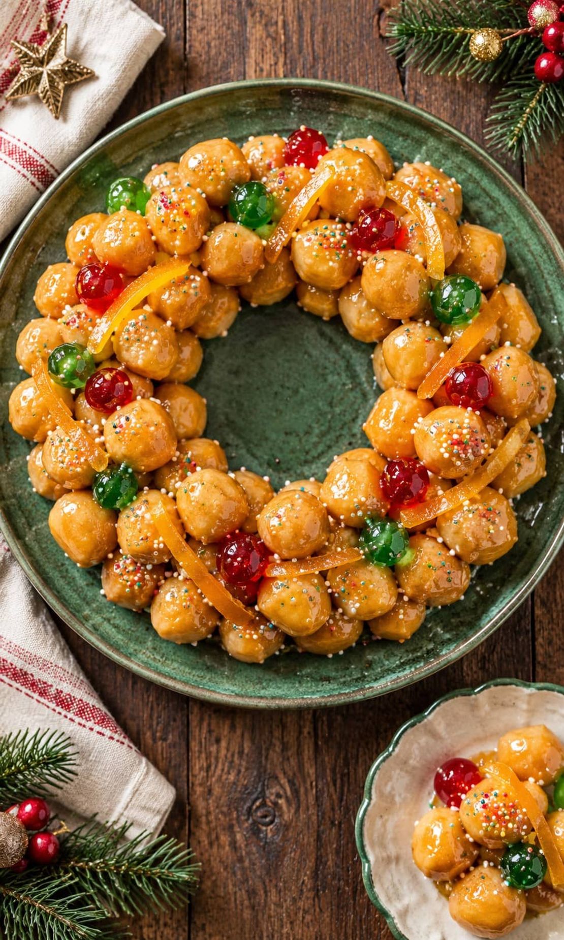 Struffoli (bolitas de miel napolitanas)